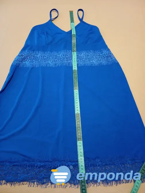Vestido azul, estilo camisolin. Nuevo s/etiq Floresta - imagen 1