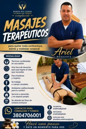 Masajes descontracturantes y relajantes La Rioja La Rioja