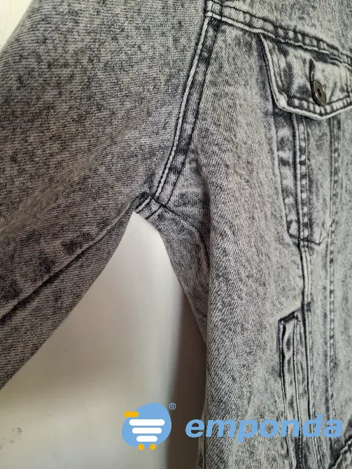 Campera Scombro gris gaspeado talle L de mujer rígida Esteban Echeverría - imagen 9