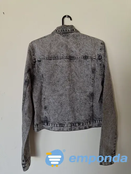 Campera Scombro gris gaspeado talle L de mujer rígida Esteban Echeverría - imagen 6