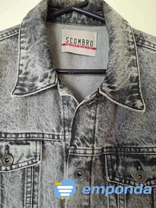 Campera Scombro gris gaspeado talle L de mujer rígida Esteban Echeverría - imagen 5