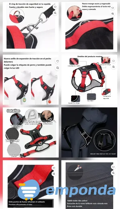 Pretal Duomm para perro chico tslle S Esteban Echeverría - imagen 5