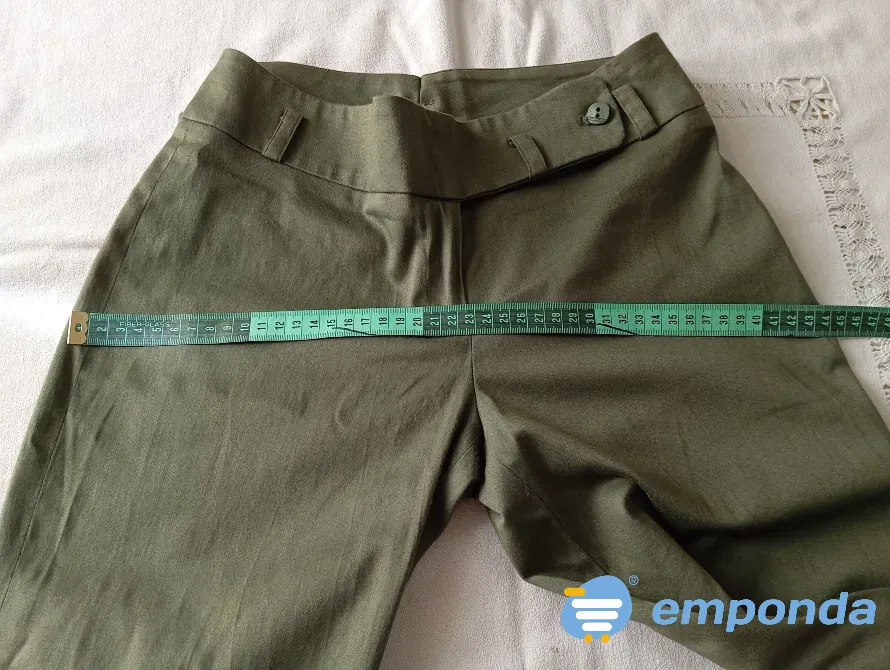 Pantalon tipo de vestir capri, semi elastizado Floresta - imagen 3