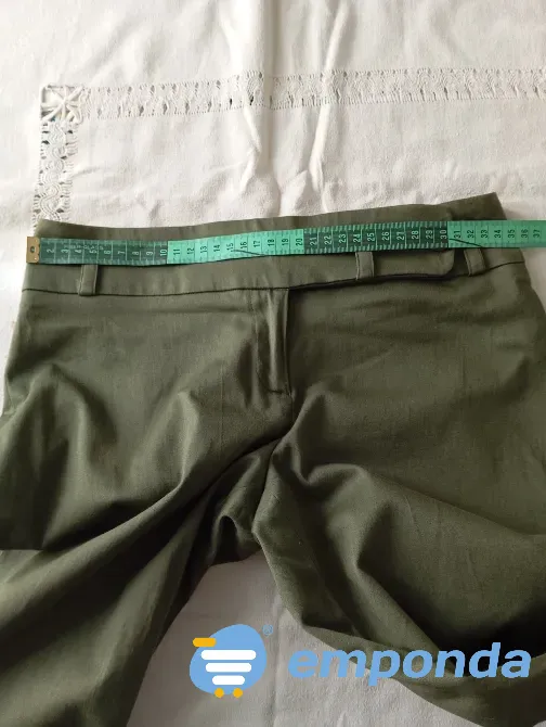 Pantalon tipo de vestir capri, semi elastizado Floresta - imagen 2