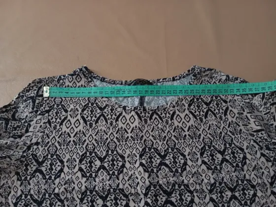 Vestido estampado, manga acampanada, Cuesta Blanca Floresta