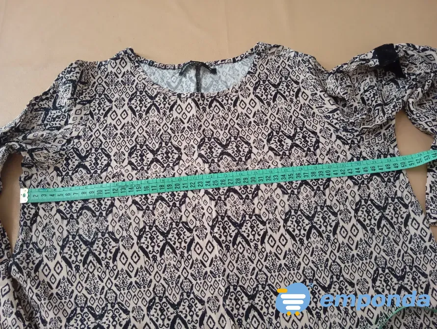 Vestido estampado, manga acampanada, Cuesta Blanca Floresta - imagen 4