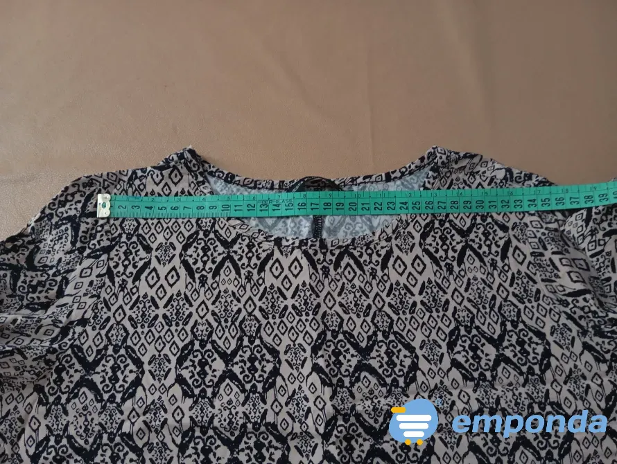 Vestido estampado, manga acampanada, Cuesta Blanca Floresta - imagen 5