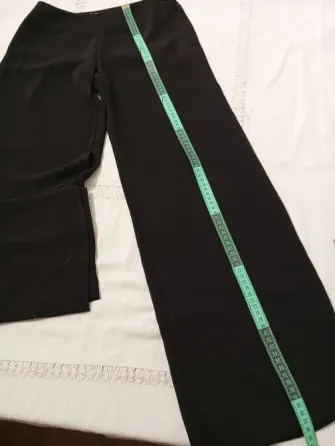 Pantalon palazzo de fiesta, diseño italiano. IMPECABLE Floresta