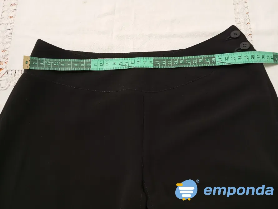 Pantalon palazzo de fiesta, diseño italiano. IMPECABLE Floresta - imagen 4