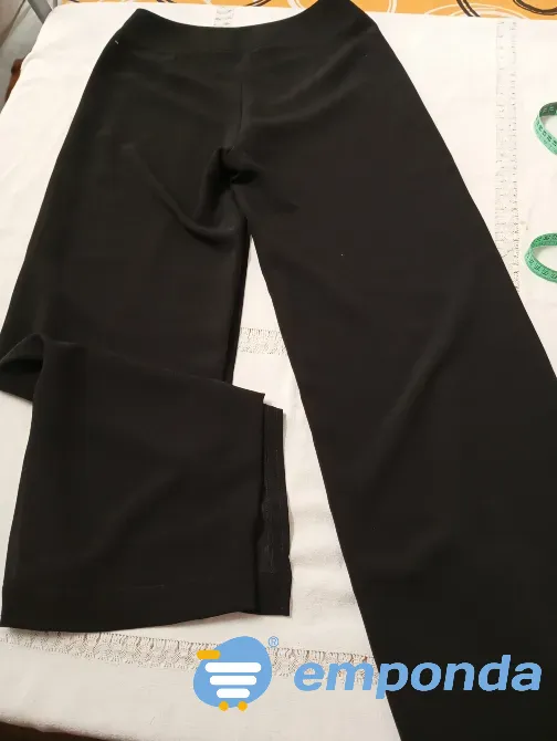 Pantalon palazzo de fiesta, diseño italiano. IMPECABLE Floresta - imagen 7