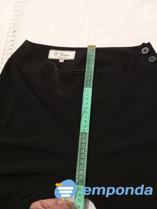 Pantalon palazzo de fiesta, diseño italiano. IMPECABLE Floresta - imagen 6