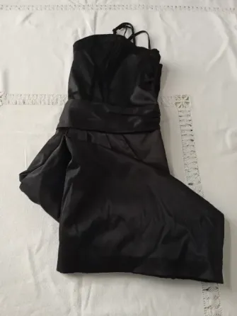 Vestido de coctel, drapeado corto con bolsillos “H & M” Floresta