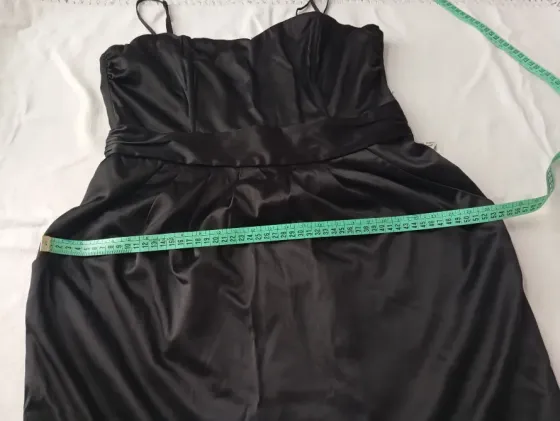 Vestido de coctel, drapeado corto con bolsillos “H & M” Floresta