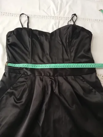 Vestido de coctel, drapeado corto con bolsillos “H & M” Floresta