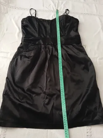 Vestido de coctel, drapeado corto con bolsillos “H & M” Floresta