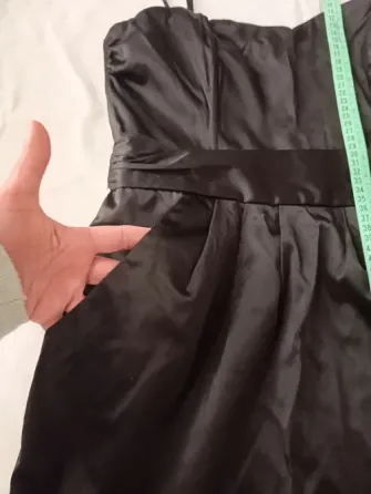 Vestido de coctel, drapeado corto con bolsillos “H & M” Floresta