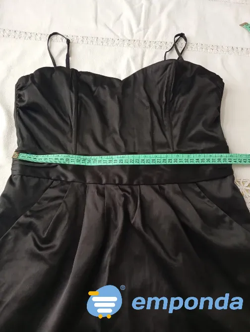 Vestido de coctel, drapeado corto con bolsillos “H & M” Floresta - imagen 3