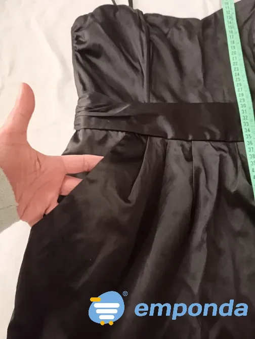 Vestido de coctel, drapeado corto con bolsillos “H & M” Floresta - imagen 2