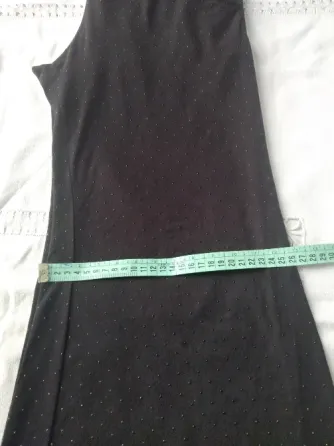 Pantalon palazzo, tipo calza, gamuzada con mini tachitas Floresta