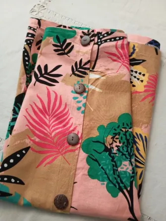 Pollera ¾ abotonada. Himogenes. IMPECABLE Floresta