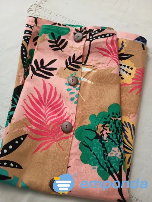 Pollera ¾ abotonada. Himogenes. IMPECABLE Floresta - imagen 6