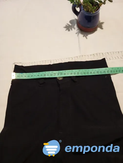 Pantalon chupin de bengalina elastizada. Tiro alto Floresta - imagen 2