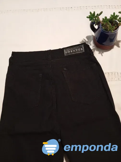 Pantalon chupin de bengalina elastizada. Tiro alto Floresta - imagen 5