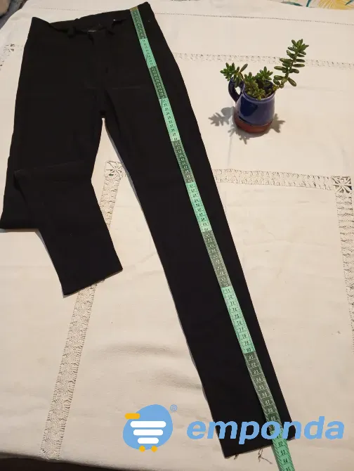 Pantalon chupin de bengalina elastizada. Tiro alto Floresta - imagen 1