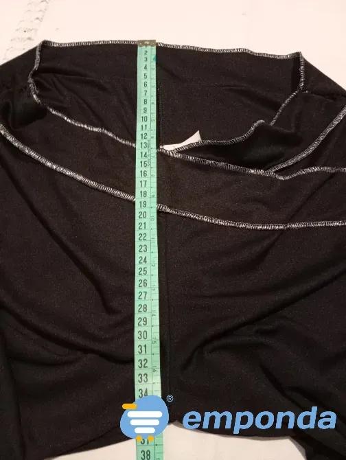 Pantalon tipo calza, recta, detalle de cintura cruzada Floresta - imagen 4