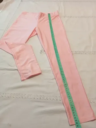 Calza rosa, brillosa de lycra. NUEVA Floresta