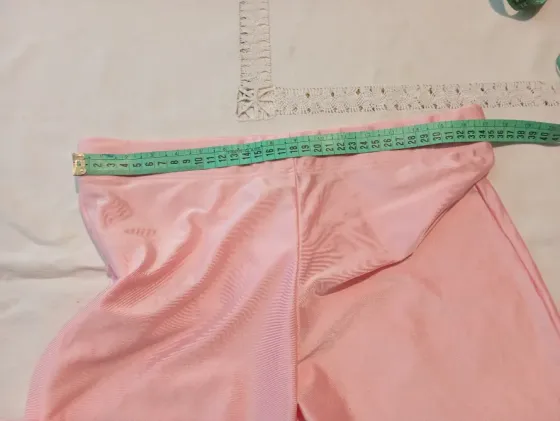 Calza rosa, brillosa de lycra. NUEVA Floresta