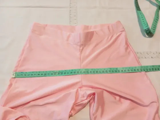 Calza rosa, brillosa de lycra. NUEVA Floresta