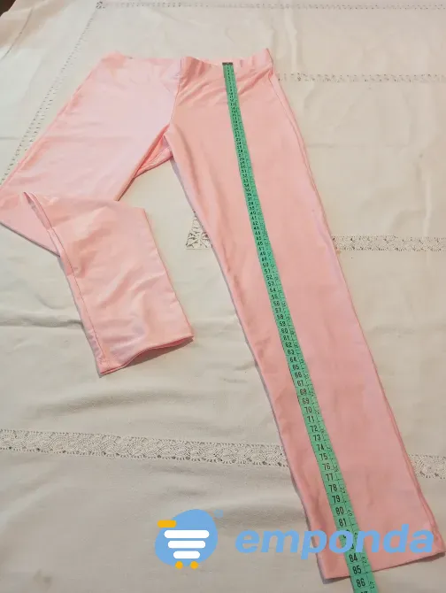 Calza rosa, brillosa de lycra. NUEVA Floresta - imagen 1