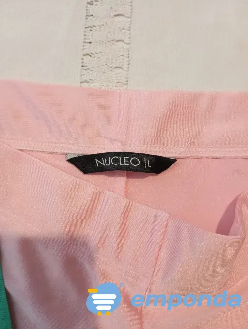 Calza rosa, brillosa de lycra. NUEVA Floresta - imagen 4