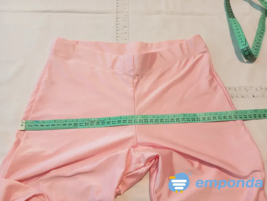 Calza rosa, brillosa de lycra. NUEVA Floresta - imagen 3