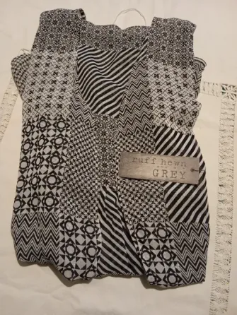 Kimono largo, transparente. Mangas tres cuartos. NUEVO Floresta