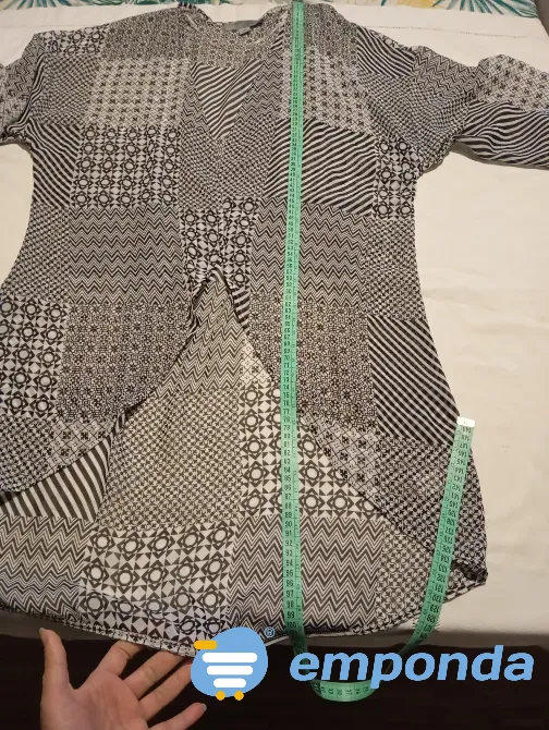 Kimono largo, transparente. Mangas tres cuartos. NUEVO Floresta - imagen 1