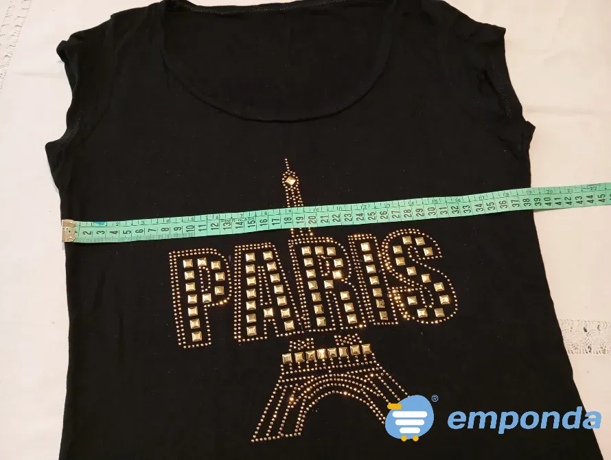 Remera "Paris" de modal. IMPECABLE Floresta - imagen 2