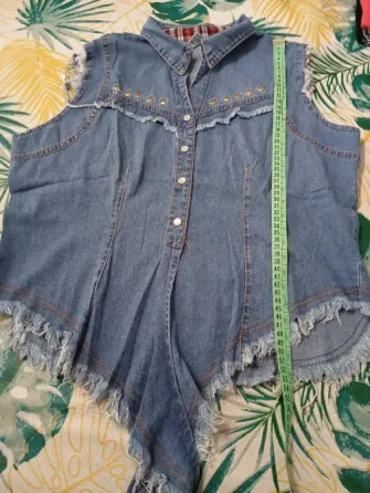 Chaleco de jean. IMPECABLE Floresta