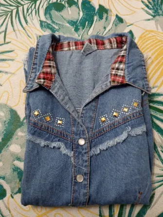 Chaleco de jean. IMPECABLE Floresta