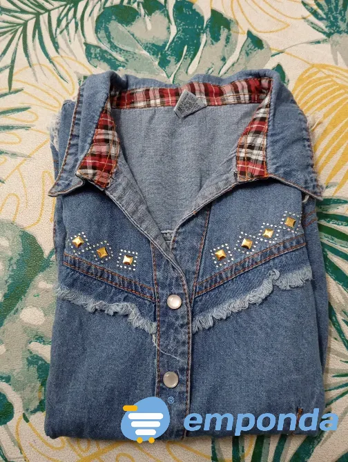 Chaleco de jean. IMPECABLE Floresta - imagen 5