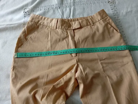 Pantalon tipo de vestir recto, capri Floresta