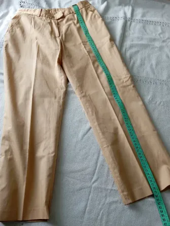 Pantalon tipo de vestir recto, capri Floresta