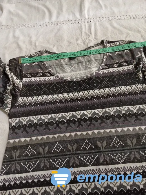 Vestido evase manga larga. IMPECABLE Floresta - imagen 4