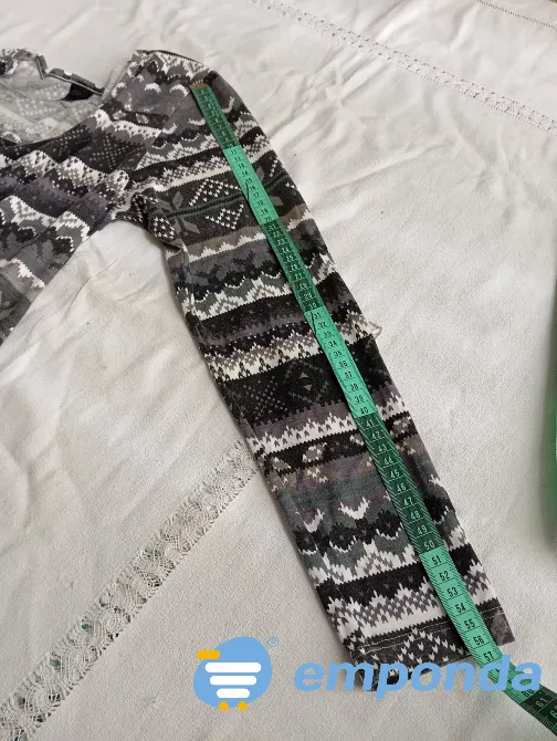 Vestido evase manga larga. IMPECABLE Floresta - imagen 5