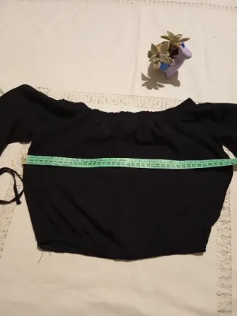 Top manga ¾, cuello bote (Nuevo s/etiq) Floresta