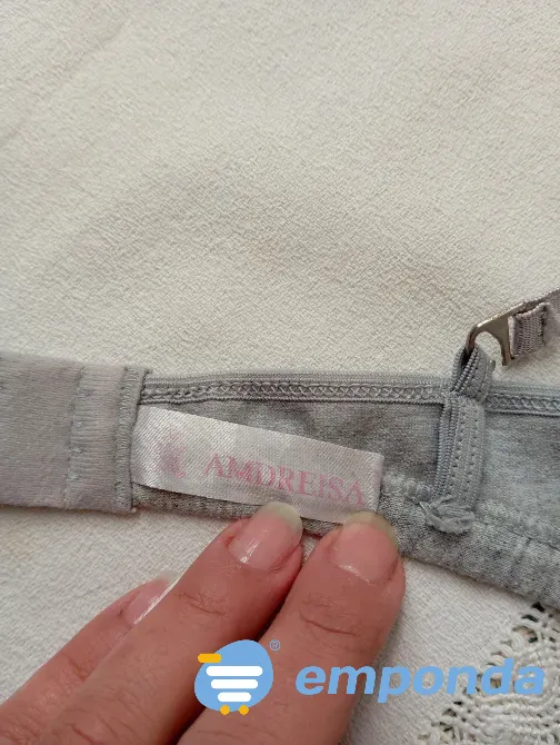 Corpiño sin aro, super comodo, puro algodón Floresta - imagen 3