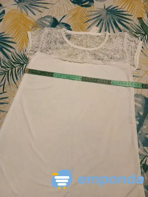 Remera manga princesa, larga, combinada. Nueva Floresta - imagen 2