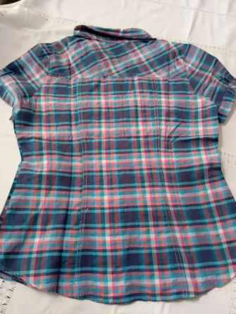 Camisa entallada, manga corta IMPECABLE Floresta