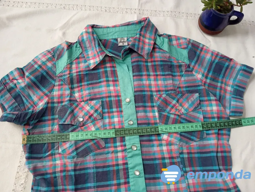 Camisa entallada, manga corta IMPECABLE Floresta - imagen 2